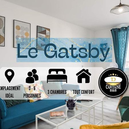 Le Gatsby - 3 Chambres - Centre-Ville Troyes Eksteriør bilde