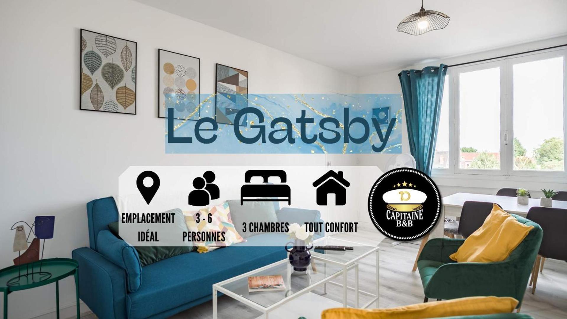 Le Gatsby - 3 Chambres - Centre-Ville Troyes Eksteriør bilde